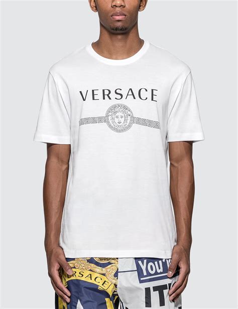 versace white t shirt|versace t shirt men price.